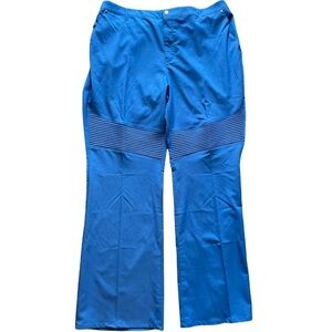 Rant Ceil Blue Medical Scrubs Pants with Moto design. Size XL